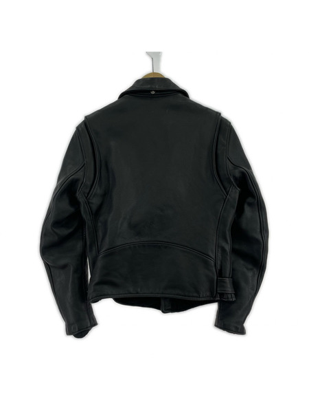 666 レザージャケット leather wear レザージャケット 36/ブラック