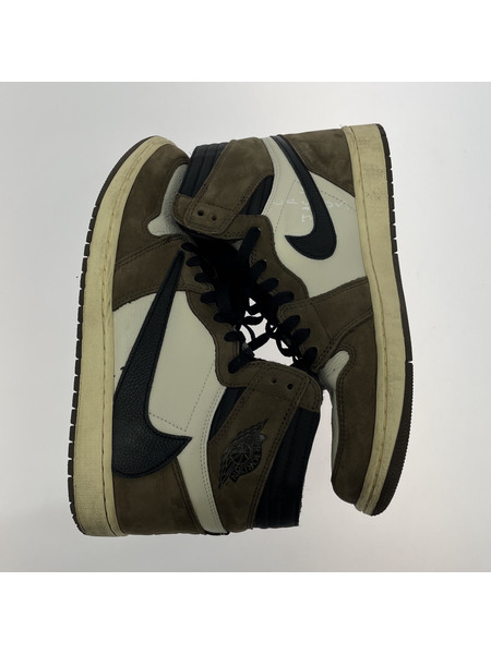 NIKE×TRAVIS SCOTT CD4487 AIR JORDAN 1 HIGH OG TS SP (28.5)