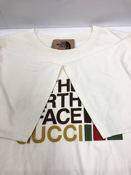 GUCCI THE NORTH FACE Tシャツ 白