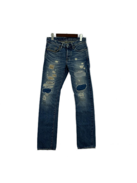 HYSTERIC GLAMOUR デニム・ジーンズ スタッズスキニーデニムパンツ W28L32