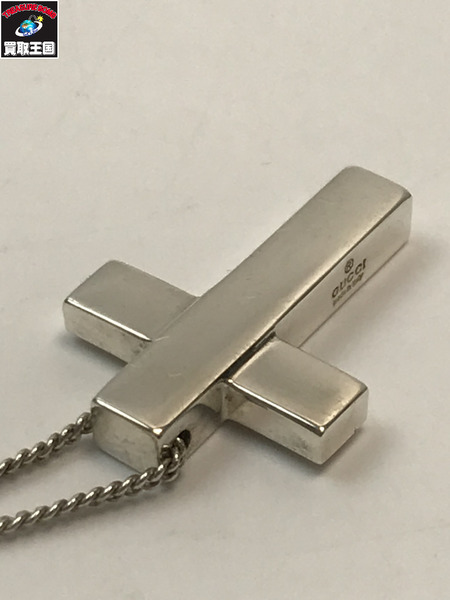 GUCCI グッチ クロスネックレス SV925 シルバー