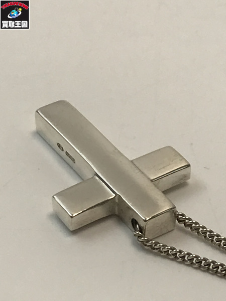 GUCCI グッチ クロスネックレス SV925 シルバー