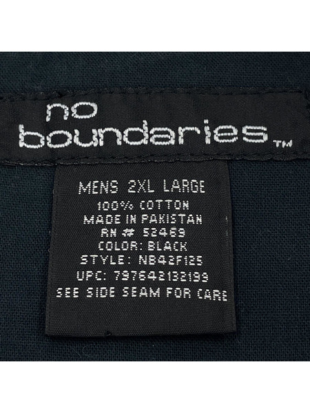 90s/no bouna\daries/ファイアパターン/オーバーサイズオープンカラーシャツ/2XL