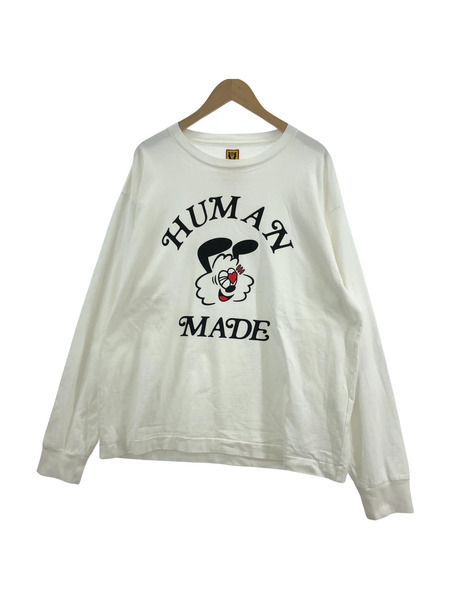 HUMAN MADE×GDC L/S TEE ホワイト (XXL)[値下]