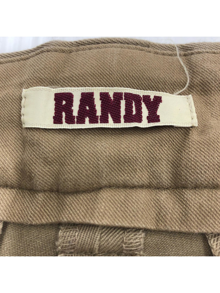 RANDY デザインポケットパンツ ベージュ