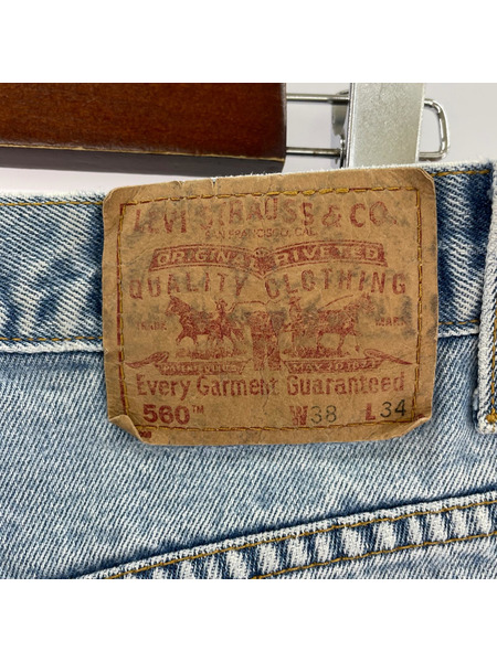 Levi's デニム・ジーンズ 90s USA製 560 バギー W38
