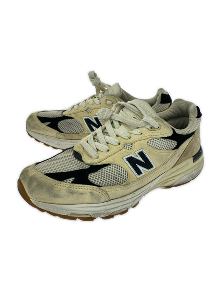 NEW BALANCE スニーカー U993WS/USA製/白系/26.5