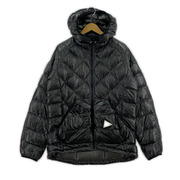 and wander ダウンジャケット diamond stitch down jacket 黒 4