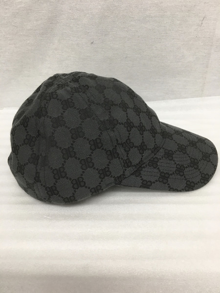Balenciaga×GUCCI バレンシアガ×グッチ 680717 HAT HACKER CAP 黒