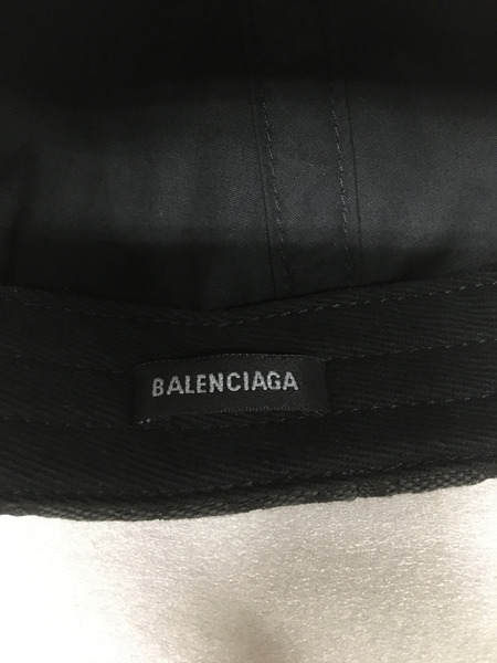 Balenciaga×GUCCI バレンシアガ×グッチ 680717 HAT HACKER CAP 黒
