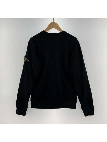 STONE ISLAND クルーネックスウェット ブラック