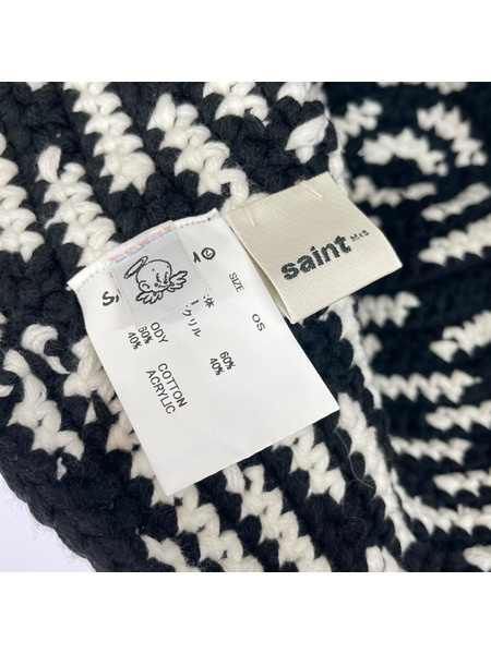 SAINT MICHAEL ハット KNIT BUCKET HAT