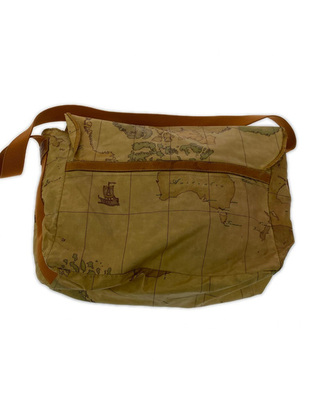 PRIMA CLASSE ショルダーバッグ 地図柄メッセンジャーバッグ
