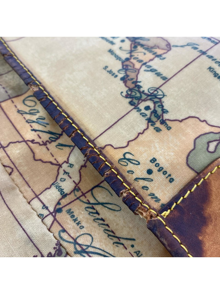 PRIMA CLASSE ショルダーバッグ 地図柄メッセンジャーバッグ