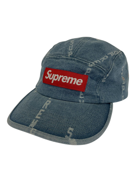 Supreme  20FW Logo Jacqud Denm Cap