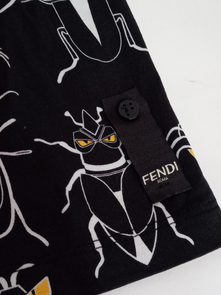 メンズラグ衣料 FENDI スーパーバグズ  モンスター Tシャツ S