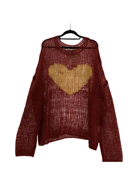 DAIRIKU 23AW/HEART MOHAIR KNIT PULLOVER モヘアニット L