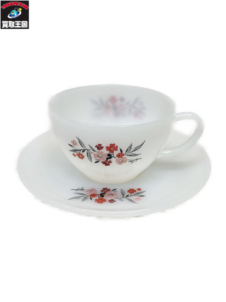 Fire-King プリムローズ ティーカップ＆ソーサー セット