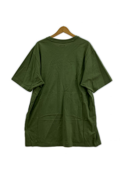 Supreme 半袖Tシャツ・カットソー flames Tee カーキ (XL)