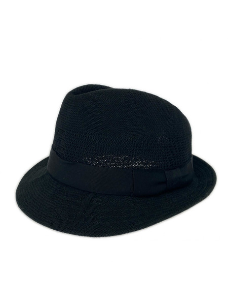 Borsalino ストローハット B9894-11S00 黒