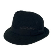 Borsalino ストローハット B9894-11S00 黒