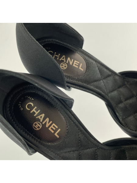 靴 カメリアリボン G25059 黒