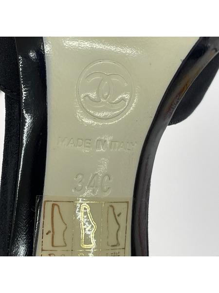 靴 カメリアリボン G25059 黒