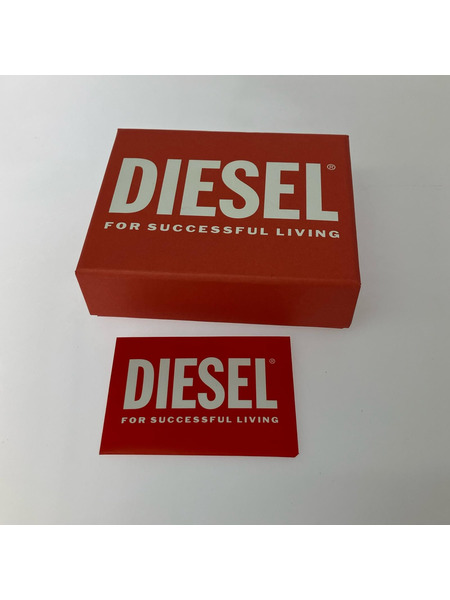 DIESEL コンパクトウォレット ３ツ折リ 黒