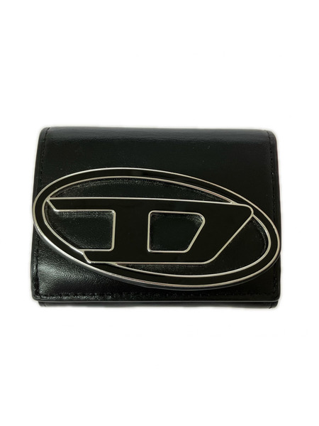 DIESEL コンパクトウォレット ３ツ折リ 黒