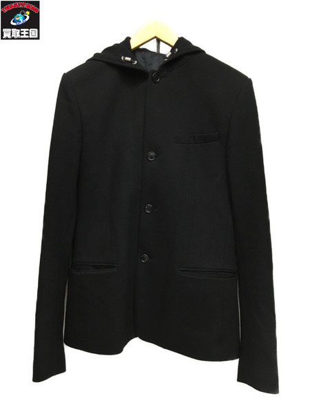 Dior homme フード付ジャケット 黒 463C233A0365