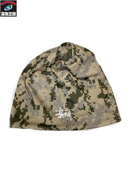 STUSSY SKULLCAP DIGI CAMO ビーニー