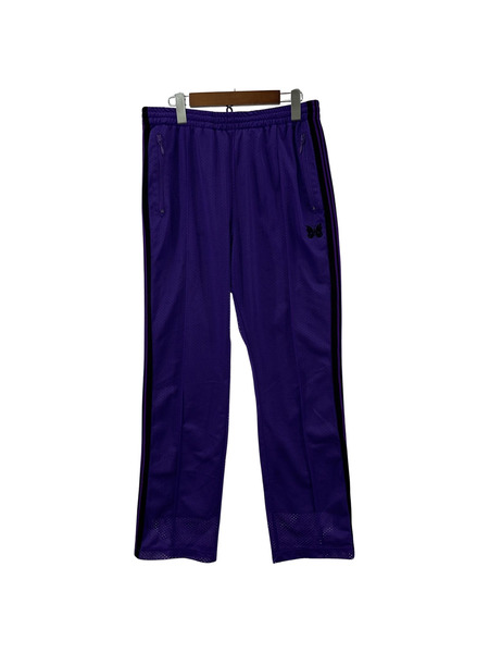 Needles Beams別注 NARROW MESH TRACKPANTS パープル L[値下]