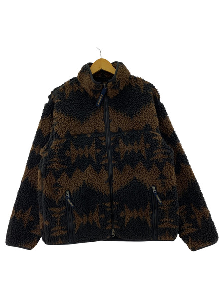 B:MING by BEAMS×PENDLETON ボアフリースジャケット(S)茶黒