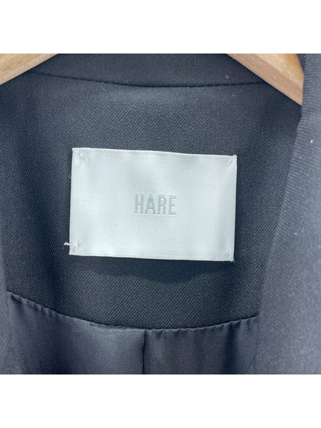 HARE ソノ他 フェイクレザーキリカエコート F 黒