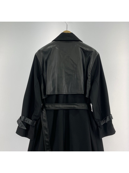 HARE ソノ他 フェイクレザーキリカエコート F 黒