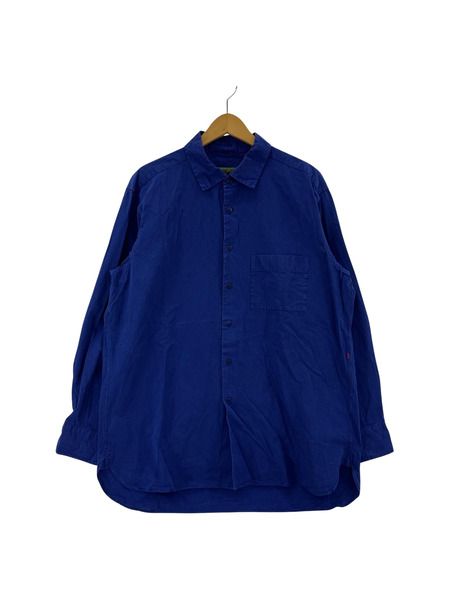 CASEY-CASEY 22SS BIG RACCOURCIE SHIRTS M ブルー