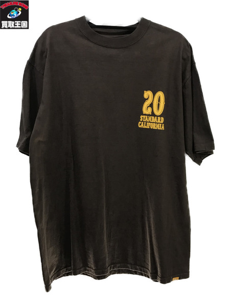 STANDARD CALIFORNIA 20TH ANNIVERSARY LOGO Tシャツ/スタンダードカリフォルニア/ブラウンXL[値下]｜商品番号：2100202058231  - 買取王国ONLINESTORE