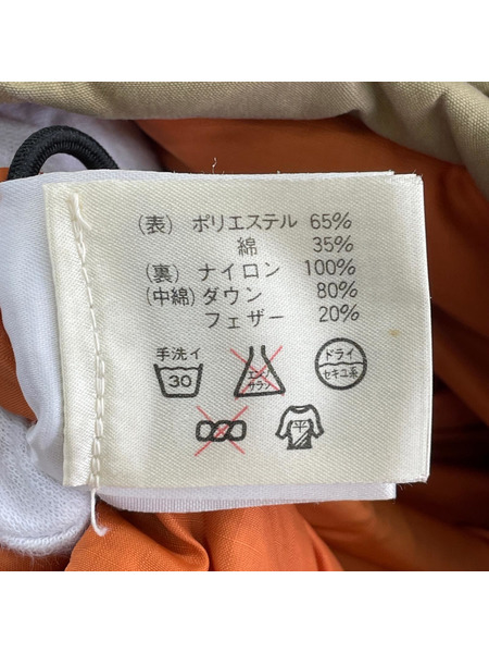 THE NORTH FACE ダウンジャケット 茶タグ ベージュ S