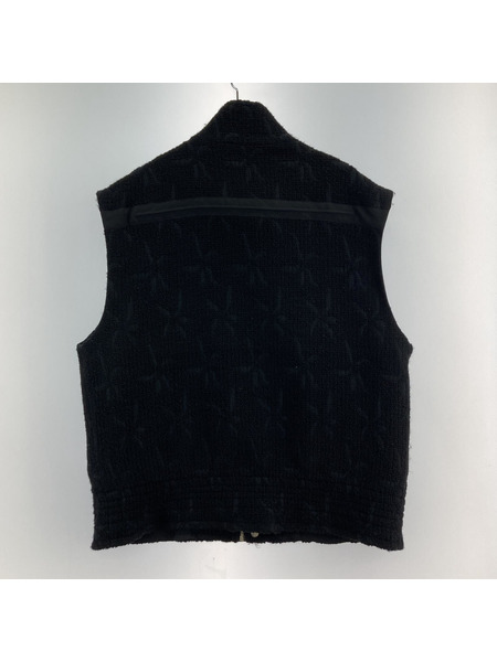 KIKO KOSTADINOV MARGUTTA VEST ベスト ジャガード 46 ブラック