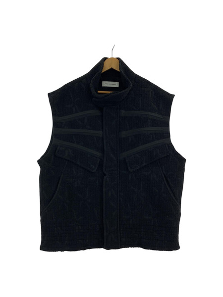 KIKO KOSTADINOV MARGUTTA VEST ベスト ジャガード 46 ブラック