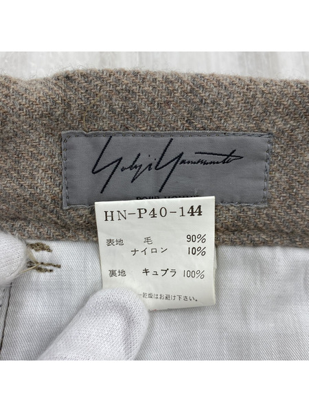 Yohji Yamamoto POUR HOMME/05AW/ウールパンツ/GRY