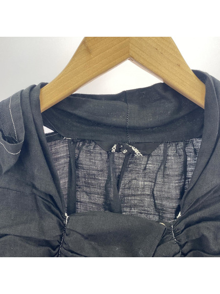 COMME des GARCONS 長袖シャツ tricot  TG-J002 (S)黒