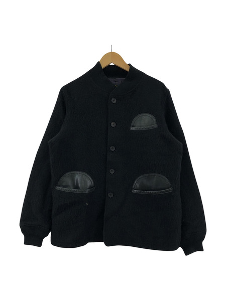 Needles Rib Collar Jacket Wool Shaggy（S）ブラック