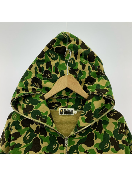 A BATHING APE パーカー(ジップアップ) カモフラ/カーキ フルジップ 2XL
