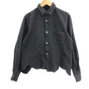 robe de chambre COMME des GARCONS シャツ ブラック M RM-B003