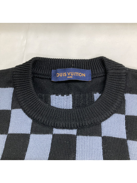 LV フェアアイルマクロ クルーネックニット M