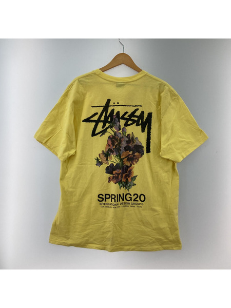 STUSSY Bouquet Tee イエロー (L)