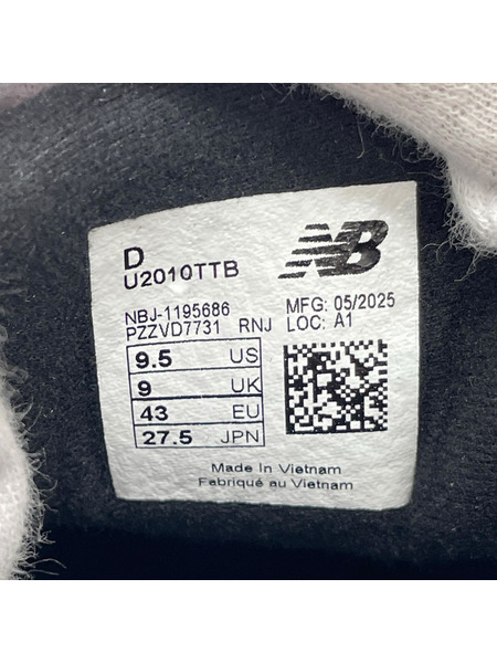 NEW BALANCE スニーカー U2010TTB 黒 (27.5)
