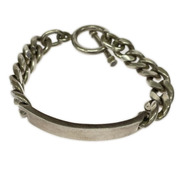 MADE IN CALIFORNIA ID BRACELET シルバーIDブレスレット Lサイズ