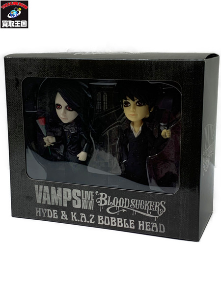 Blu-ray VAMPS LIVE 2015 BLOODSUCKERS バブルヘッドフィギュア HYDE&K.A.Z ストア限定BOX 開封品 ヴァンプス 